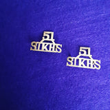 Rare pair of shoulder titles, 51st Prince of Wales's Own Sikhs (Frontier Force), 1903-1921