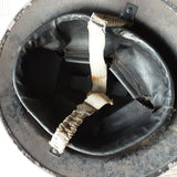 Rare WW2 British Infantry helmet, 'B.I.O.', Brigade Intelligence Officer