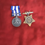 Pair of British Victorian Campaign Medals, Egypt Medal 1882 and Khedive's Star 1882