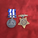 Pair of British Victorian Campaign Medals, Egypt Medal 1882 and Khedive's Star 1882