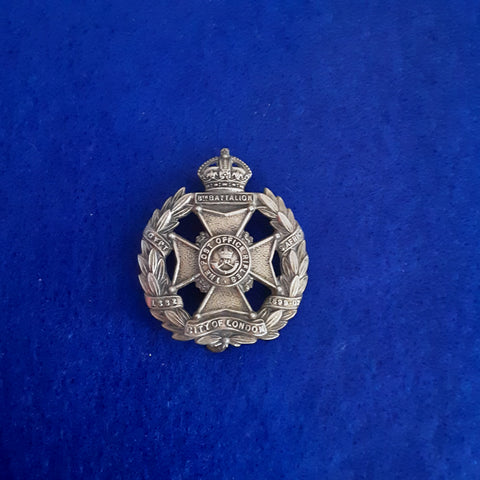 WW1 original cap badge 8th (City of London) Battalion (Post Office Rifles)