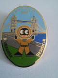 Golly pin badge 'The Lloyd Scott Collection' London, 2002