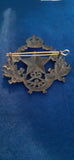 Cameronians Scottish Rifles Volunteer Bttn Officers Pouch Belt Badge, KC