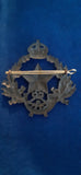 Cameronians Scottish Rifles Volunteer Bttn Officers Pouch Belt Badge, KC