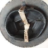 Rare WW2 British Infantry helmet, 'B.I.O.', Brigade Intelligence Officer