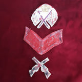 British Army Victorian Colour/Recruiting Sergeant set of 3 insignia