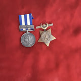 Pair of British Victorian Campaign Medals, Egypt Medal 1882 and Khedive's Star 1882