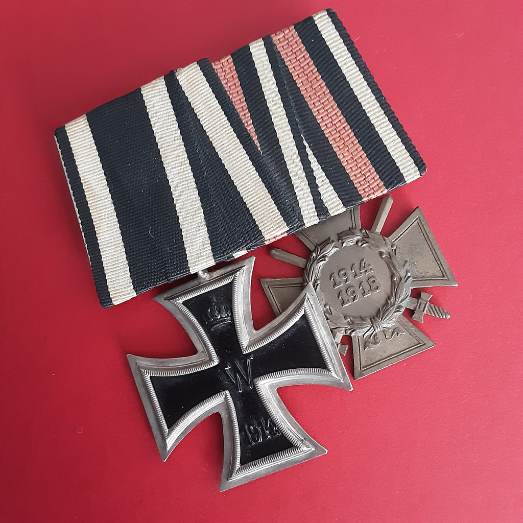 Imperial German WW1 pair of medals