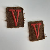 Very rare original formation patches for the Royal Northumberland Fusiliers, circa 1940 - 1950