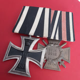 Imperial German WW1 pair of medals
