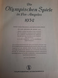 1932 Los Angeles Olympics book in German