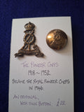The Pioneer Corps original cap badge and button 1918-1952