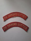 De Danske Lotter original WW2 shoulder titles