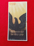 Rare original German print on paper "WHW  1936 1937"