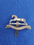 Original cap badge 3rd The King's Own Hussars, circa 1920s onwards, WW2