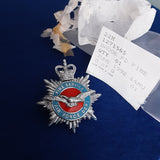 Unissued RAF cap badge, "Fire Service, Air Force Department"