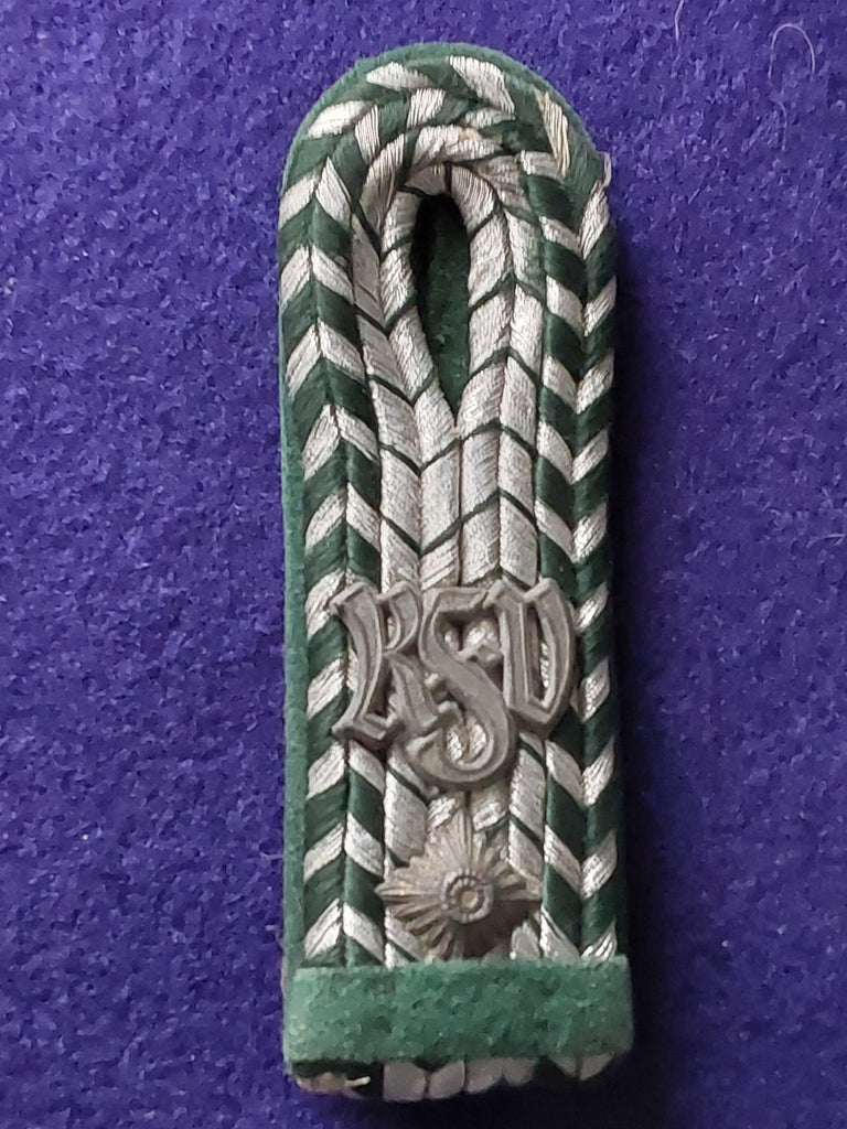 WW2 German Nazi Custom Official's Shoulder Board 'RSV'
