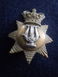 Original Victorian British Army cap badge Bandsman or Musician