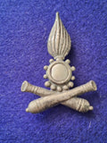 Original WW2 cap badge Italian Heavy Artillery