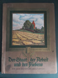 German cigarette card album dated 1934 "The State of Labour and Peace ",  Der Staat der Arbeit und des Friedens
