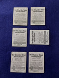 German 1930s loose stickers from the cigarette card album Der Staat der Arbeit und des Friedens (The State of Labour and Peace)