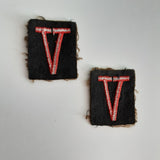 Very rare original formation patches for the Royal Northumberland Fusiliers, circa 1940 - 1950