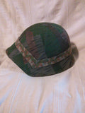 WW2 Swiss Army M1940 pattern helmet with extremely rare wartime cammo. cover