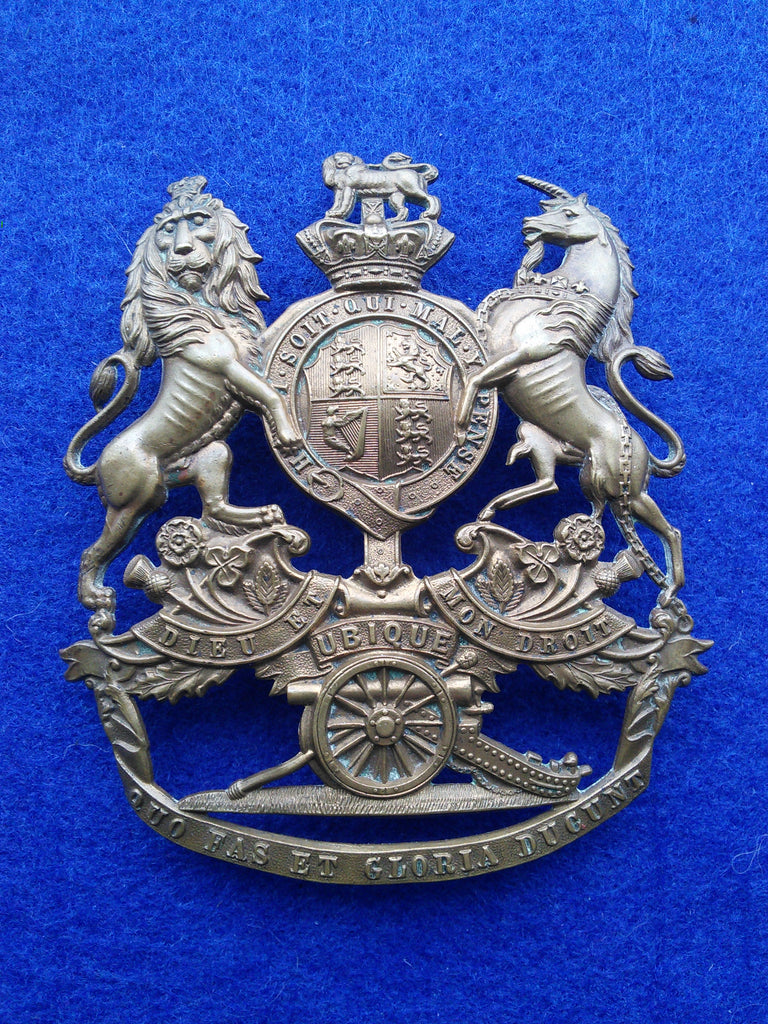 Victorian Royal Field Artillery Helmet Plate Badge for Other Ranks