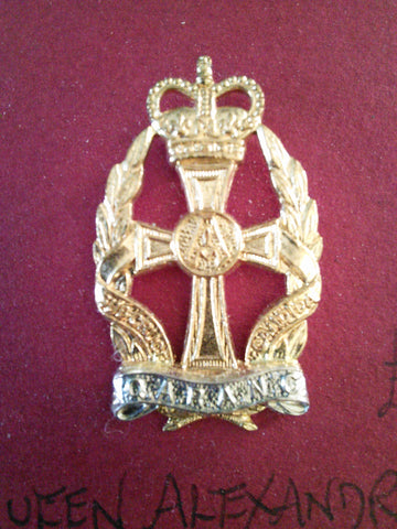 Original anodised cap badge Queen Alexandra's Royal Army Nursing Corps