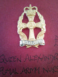 Original anodised cap badge Queen Alexandra's Royal Army Nursing Corps